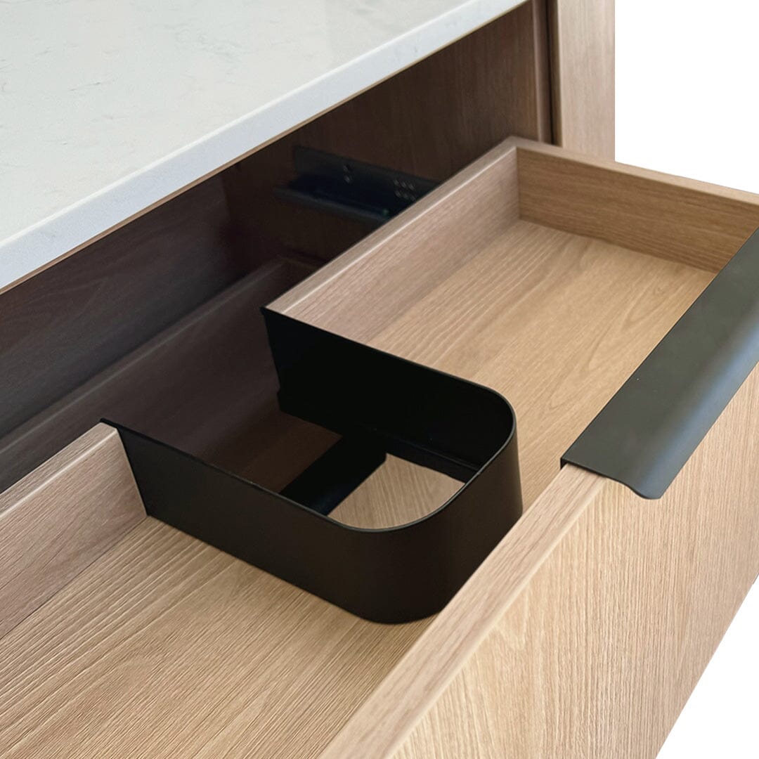 Ellie 1500mm Curved Wall Hung Vanity Double Bowls Vanities Arova