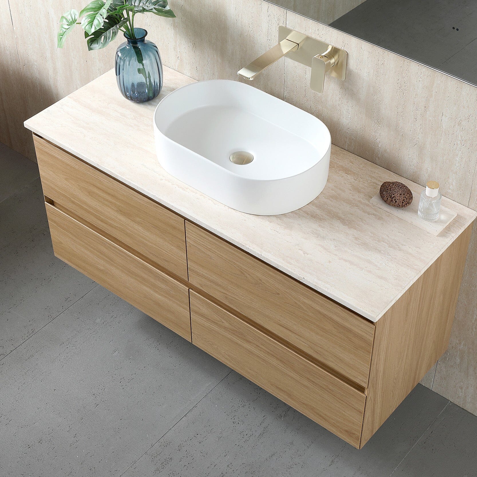 Finley 1200mm Timber Wall Hung Bathroom Vanity Vanities Arova 