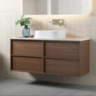 Gino 1200mm Timber Wall Hung Bathroom Vanity Vanities Arova 