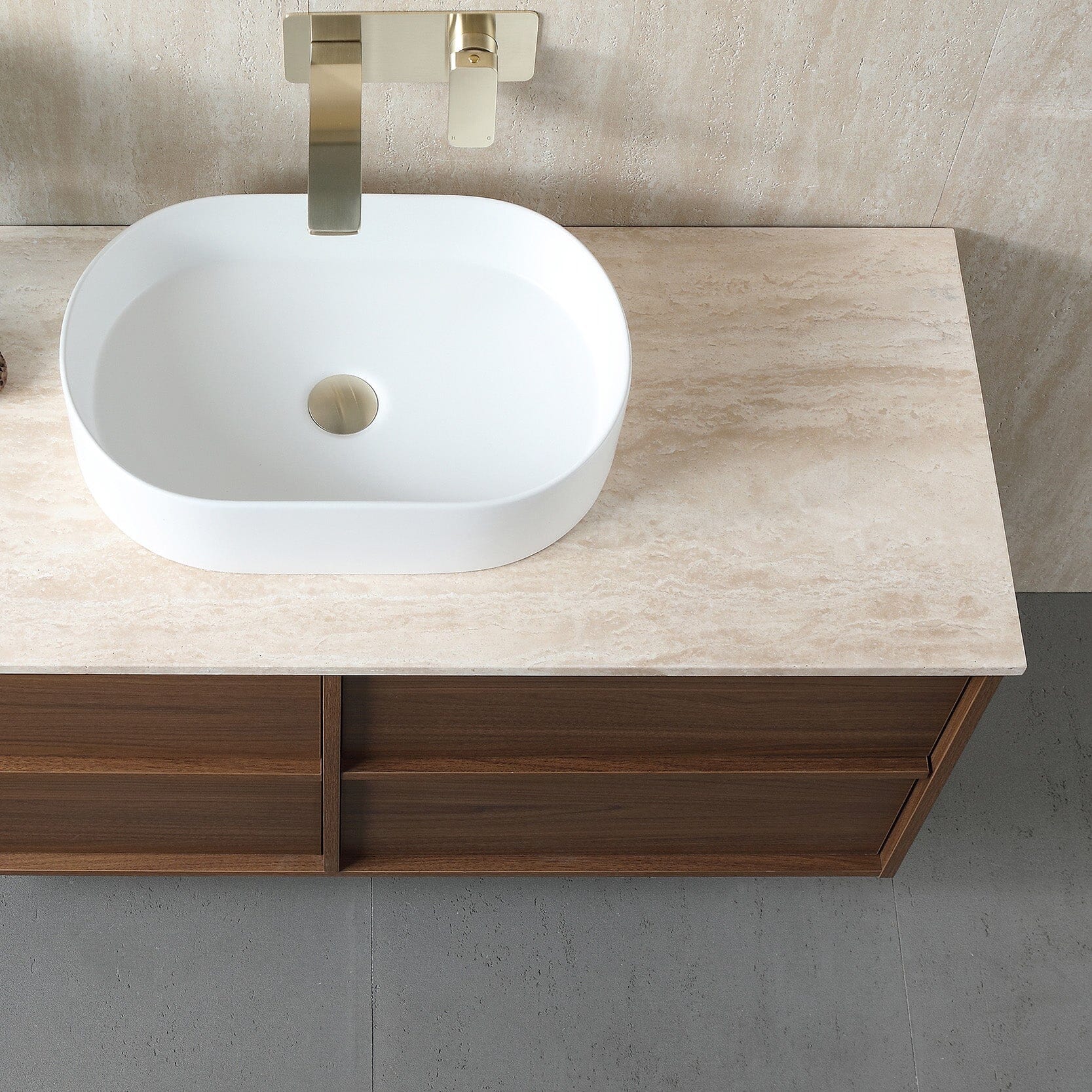 Gino 1200mm Timber Wall Hung Bathroom Vanity Vanities Arova 