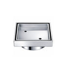 Lexi Square Tile Insert Floor Waste Grate Chrome Shower Grate Arova 