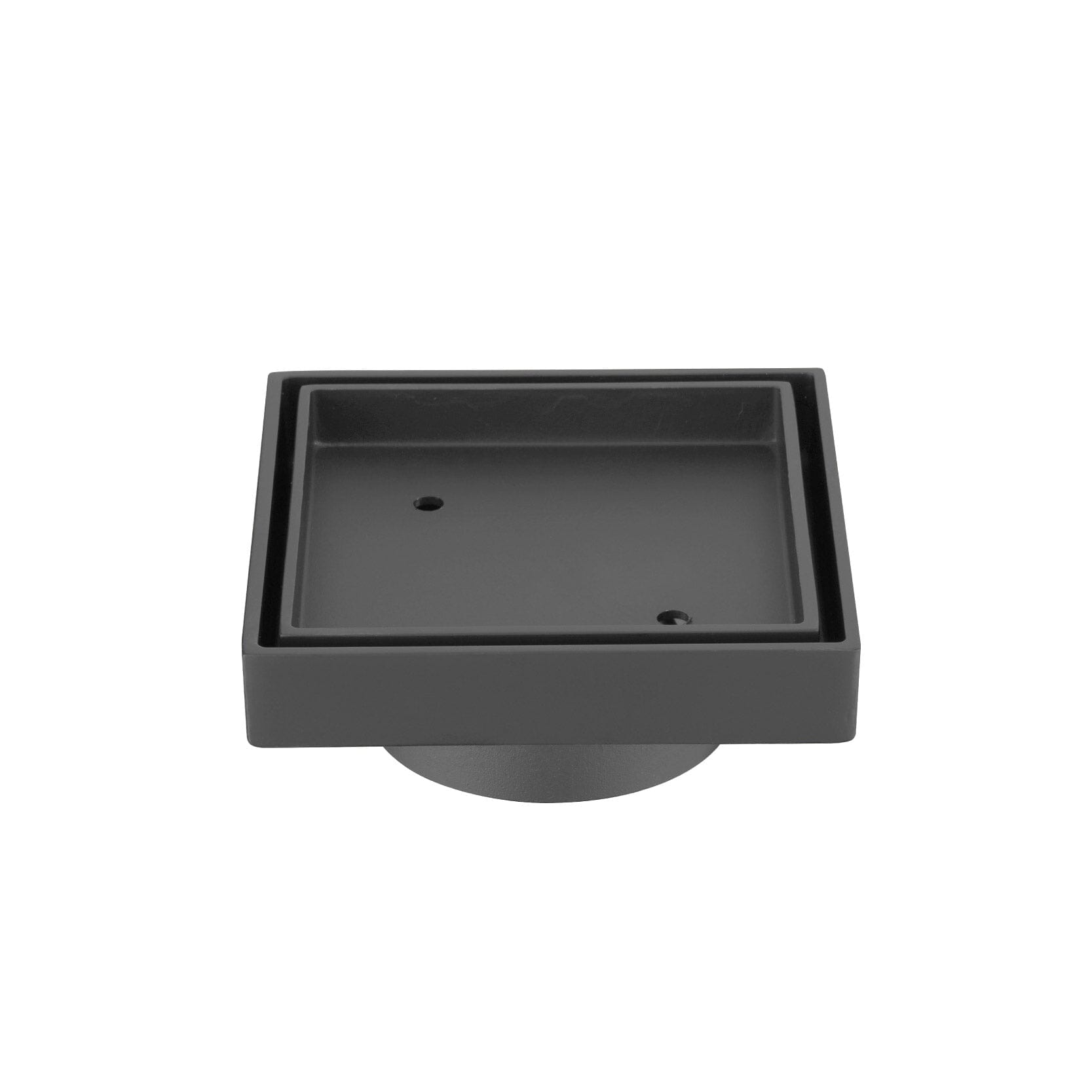 Lexi Square Tile Insert Floor Waste Grate Gunmetal Arova 