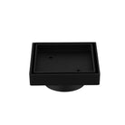 Lexi Square Tile Insert Floor Waste Grate Matte black Shower Grate Arova 