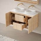 Lorne 1200mm Timber Wall Hung Single Vanity Vanities Arova 