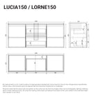 Lorne 1500mm Oak Timber Wall Hung Vanity Vanities Arova 
