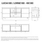 Lorne 1800mm Oak Timber Freestanding Bathroom Vanity Arova 