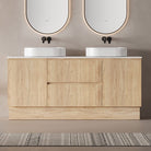 Lorne 1800mm Oak Timber Freestanding Bathroom Vanity Vanities Arova 