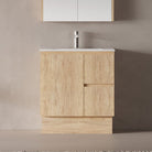Lorne 750mm Oak Timber Freestanding Bathroom Vanity Vanities Arova 