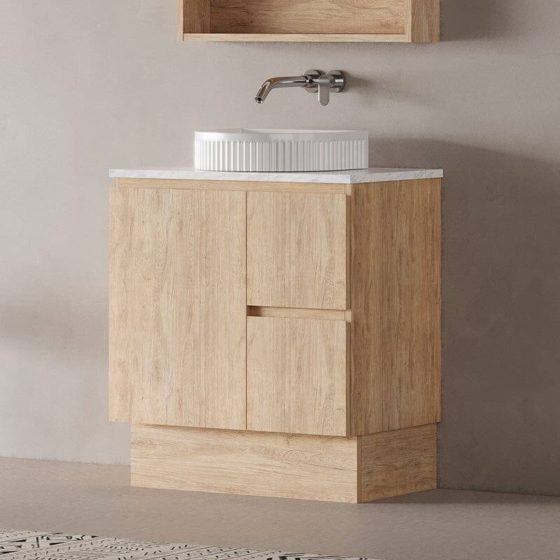 Lorne 750mm Oak Timber Freestanding Bathroom Vanity Vanities Arova 