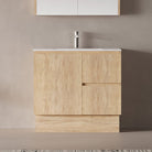 Lorne 900mm Oak Timber Freestanding Bathroom Vanity Vanities Arova 
