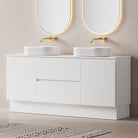 Lucia 1800mm Freestanding Bathroom Vanity Matte White Vanities Arova 