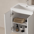 Lucia 600mm Wall Hung Bathroom Vanity Matte White Vanities Arova 