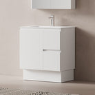 Lucia 750mm Freestanding Bathroom Vanity Matte White Vanities Arova 