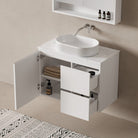 Lucia 900mm Wall Hung Bathroom Vanity Matte White Vanities Arova 