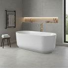 Nola 1700mm Freestanding Bath with Overflow Gloss White Baths Arova 
