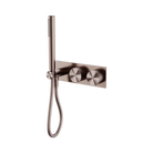 Opal Progressive Shower System Brushed Bronze Showers Nero 