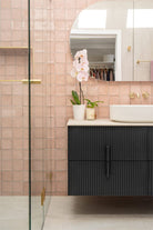 Round Shower Knob Brushed Gold NRSH301aBG Nero Shower Screens Nero 