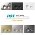 R&T Round Concealed In Wall Flush Plate Button Toilets R&T - 