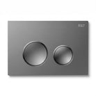 R&T Round Concealed In Wall Flush Plate Button Toilets R&T Gunmetal 