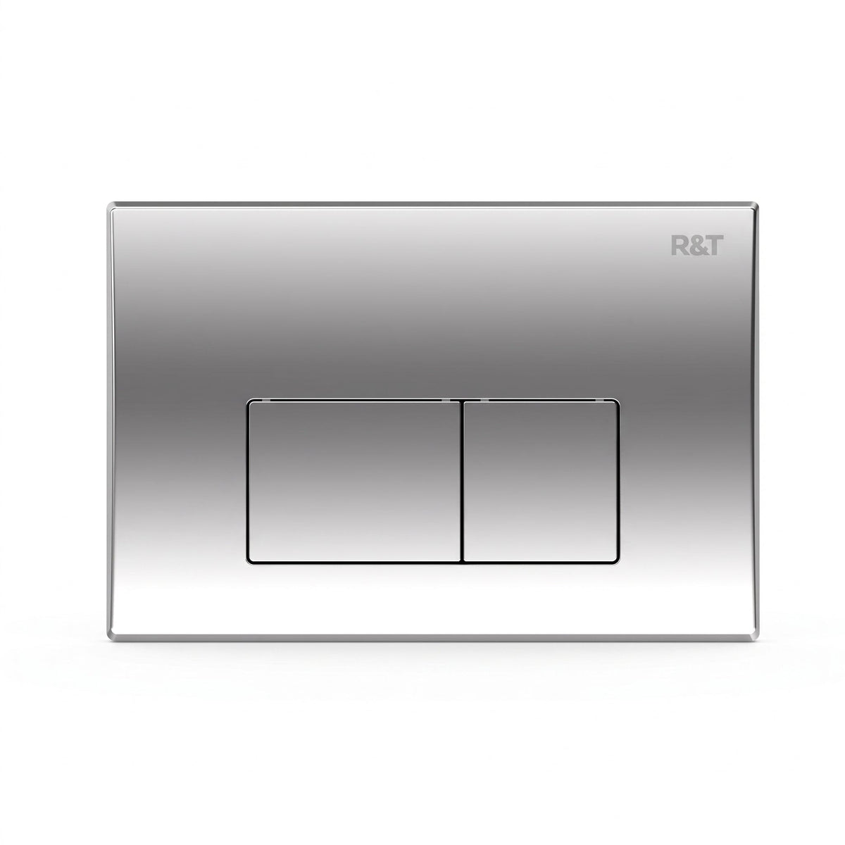 R&T Square Concealed In Wall Flush Plate Button Toilets R&T 