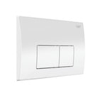 R&T Square Concealed In Wall Flush Plate Button Toilets R&T Gloss White 