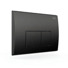 R&T Square Concealed In Wall Flush Plate Button Toilets R&T Matte Black 