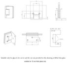 Shower Screen Hinge – Glass To Wall Shower Screens Bella Vista 