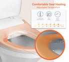 Smart Wash & Dry Heated Electric Bidet Toilet Seat with Remote Toilets Arova 