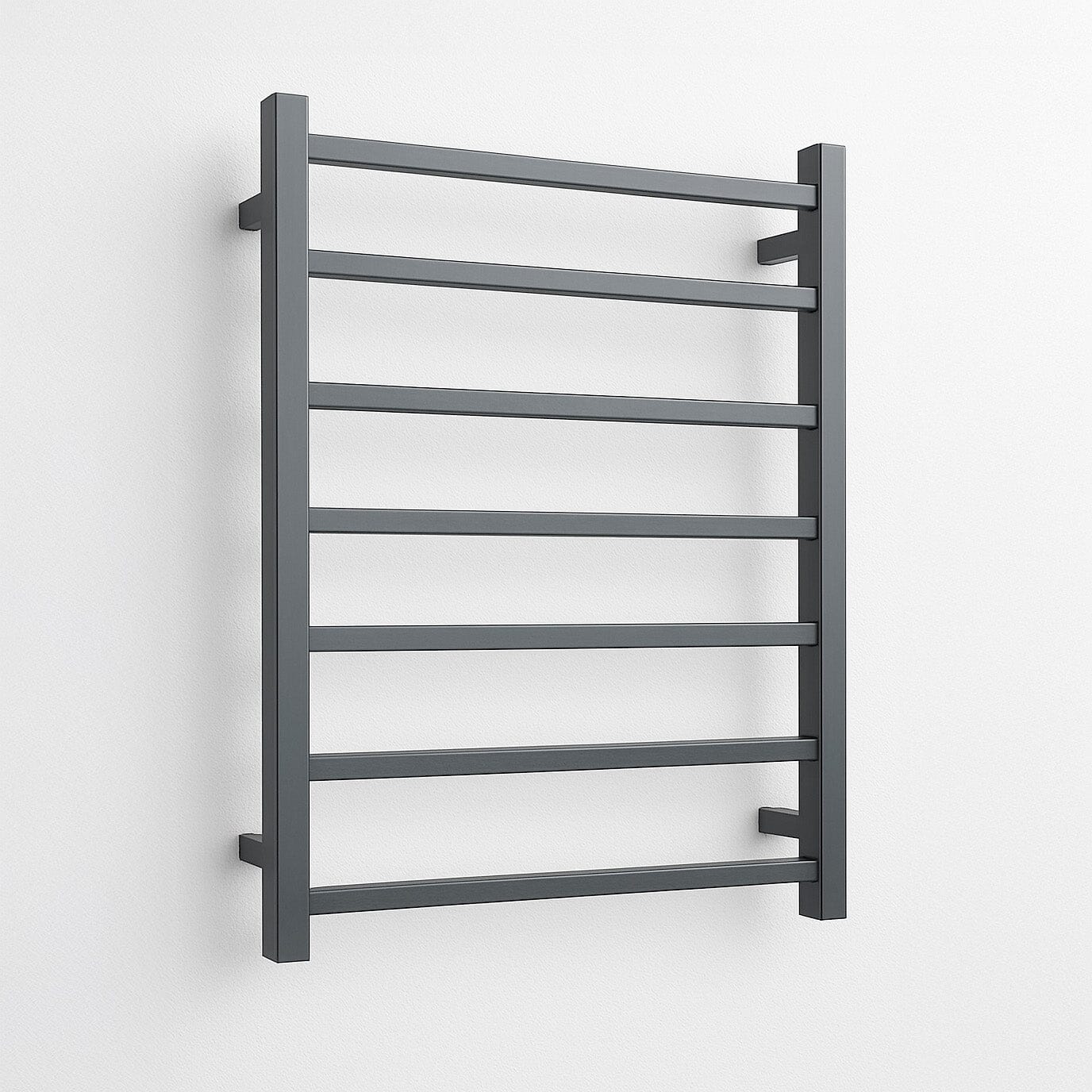 VIVA Heated Towel Rail Square Gunmetal Heated Towel Rails Arova 