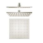 VIVA Square Shower Head 250mm Brushed Nickel Showers Arova 