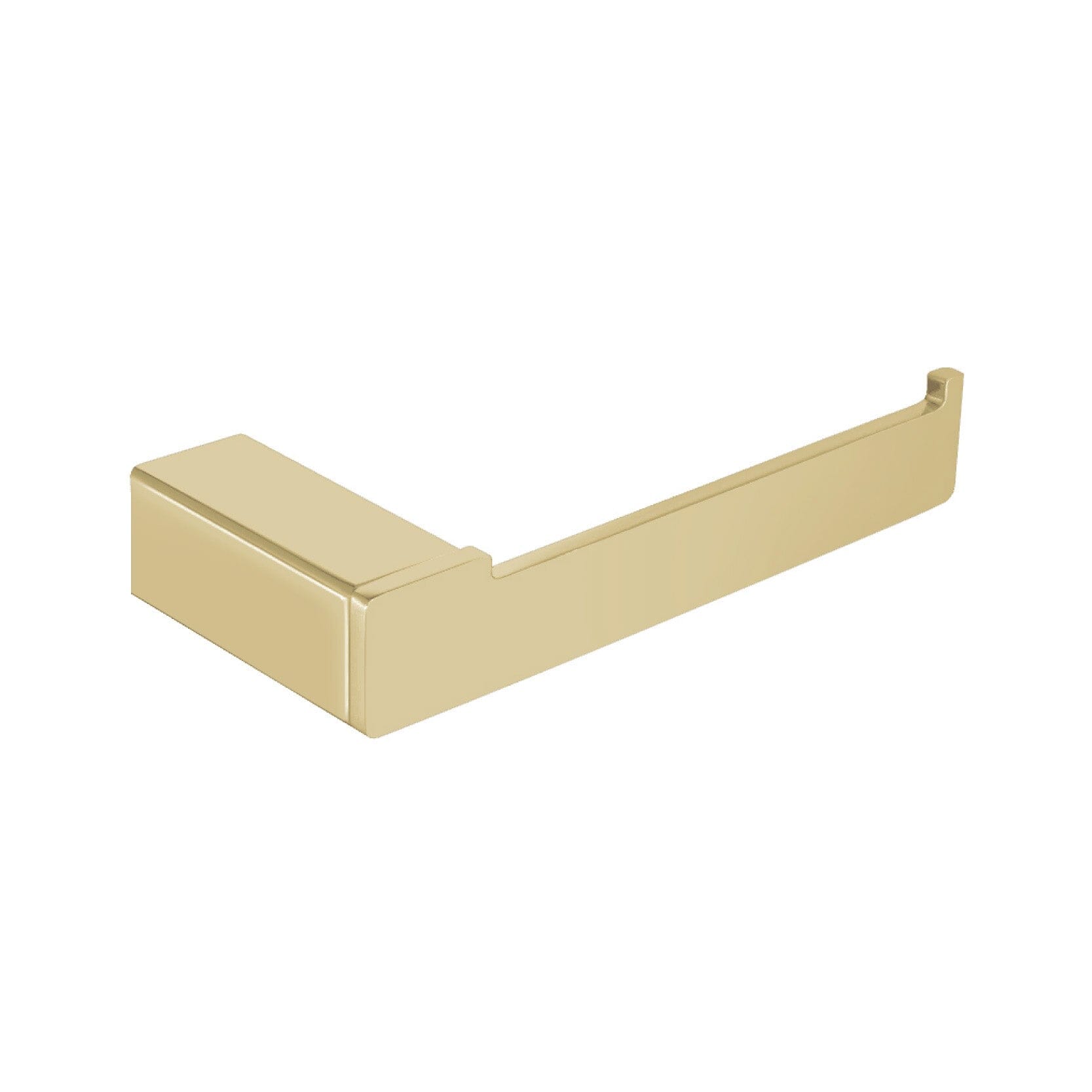 Viva Toilet Roll Holder Brushed Gold Accessories Arova 