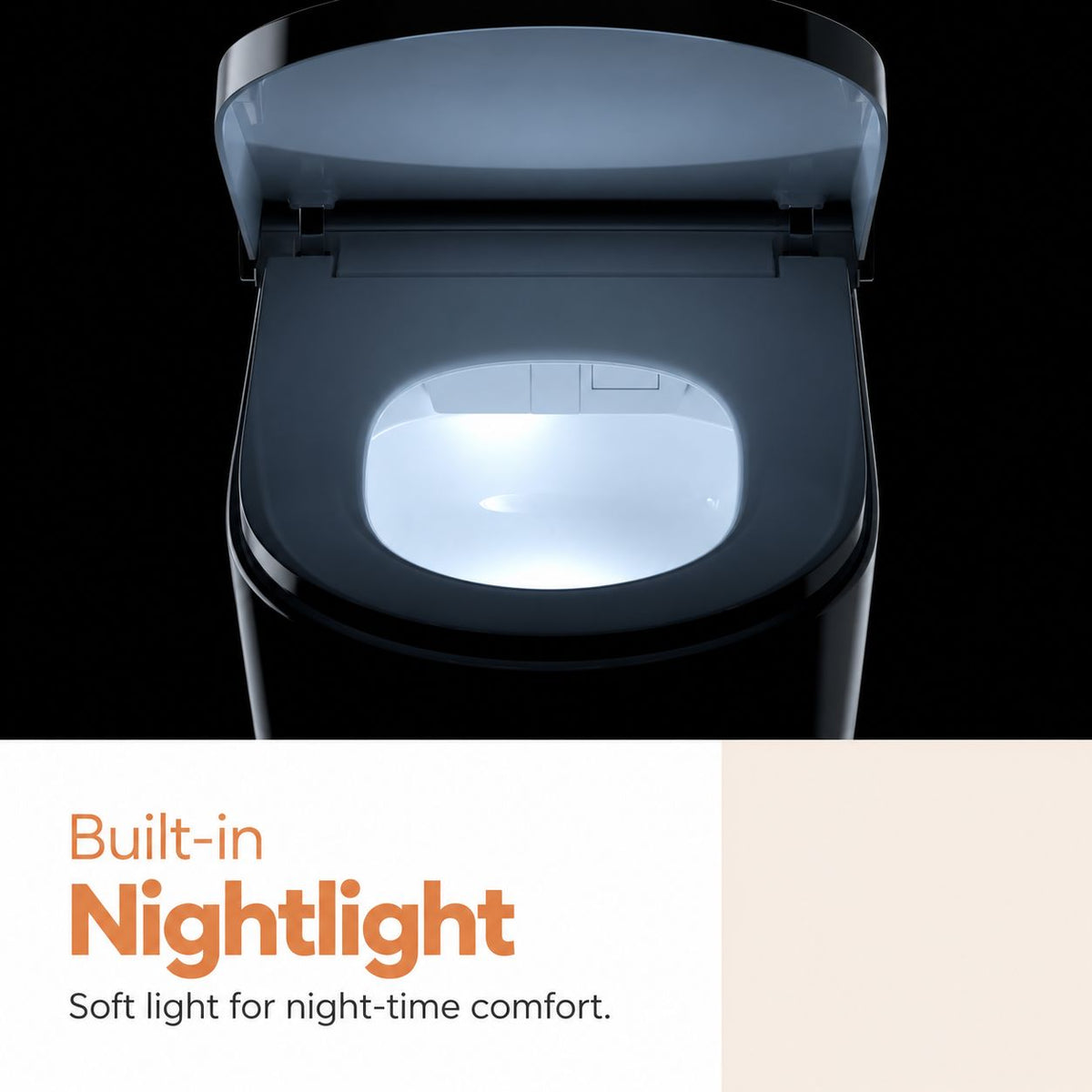 Wall Faced Smart Toilet with Heated Seat Rimless Dual Flush Toilets Arova 