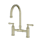 York Bridge Kitchen Set Aged Brass Tapware Nero 