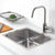 ALTO 580mm Kitchen Laundry Sink 50L Top / Undermount Sinks Arova 