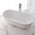 Ciao 1500mm Oval Free Standing Acrylic Bathtub Gloss White Baths AROVA 