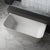 CLIO 1700mm Back to Wall Free Standing Bath Gloss White Baths AROVA 