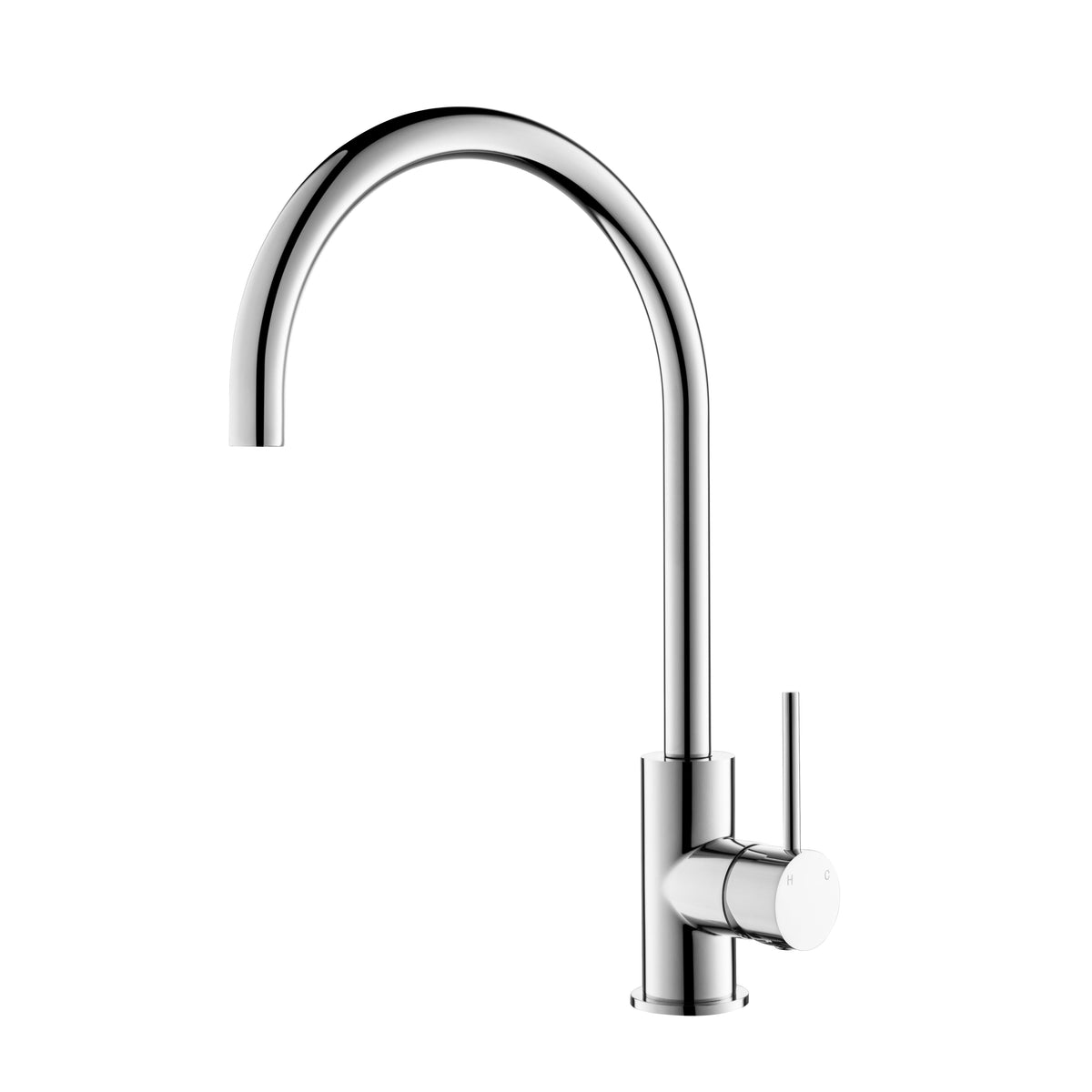 CLIO Gooseneck Kitchen Sink Mixer Tap Bench Mount Chrome | Arova – AROVA