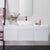 CLOVER 120cm Wall Hung Bathroom Vanity Vanities & Mirrors Arova BLISS Speckled Stone Top CB1108N-Round Gloss White Basin 