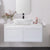 CLOVER 90cm Wall Hung Bathroom Vanity Vanities & Mirrors Arova Ceramic Top with Integrated Basin - 