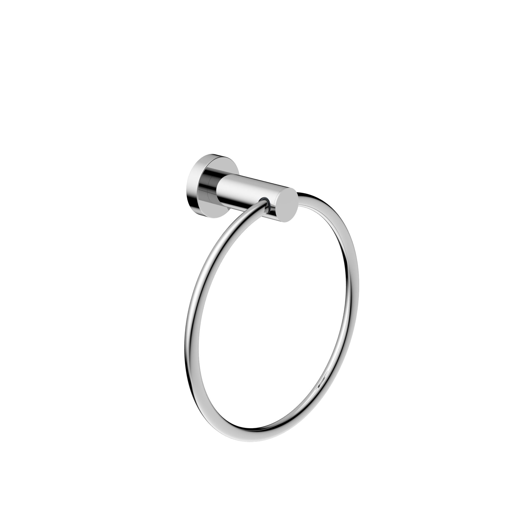 Nero Dolce Hand Towel Ring Chrome 2080