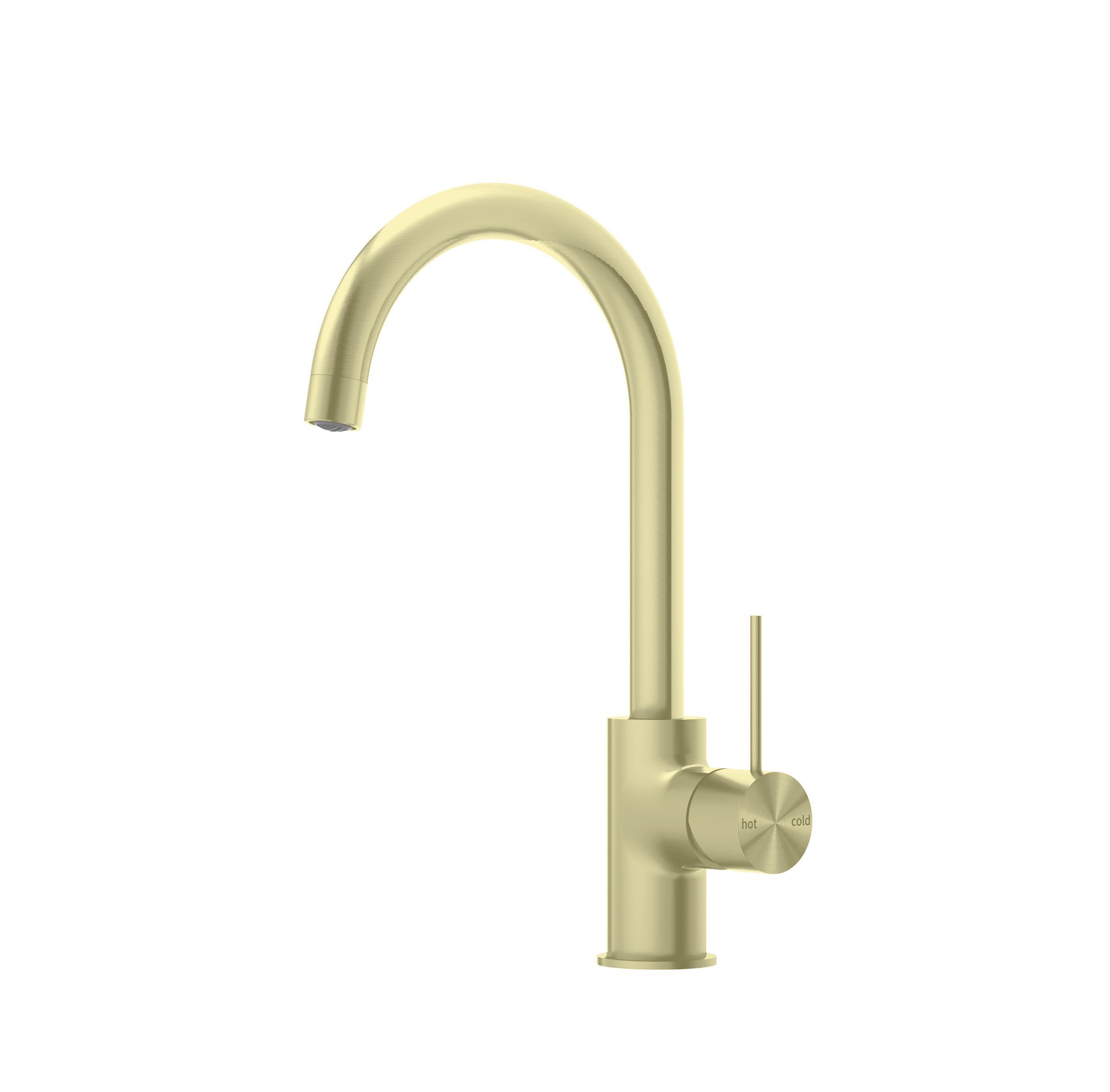 Nero MECCA Kitchen Mixer BRUSHED GOLD 250MM YSW2219-07-BG Tapware Nero 