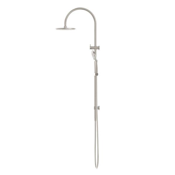Nero Mecca/Dolce Twin Shower with Air Shower Brushed Nickel showers Nero 