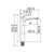 NIXON Bathroom Tower Basin Mixer - WT-1102GM Tapware ECT 