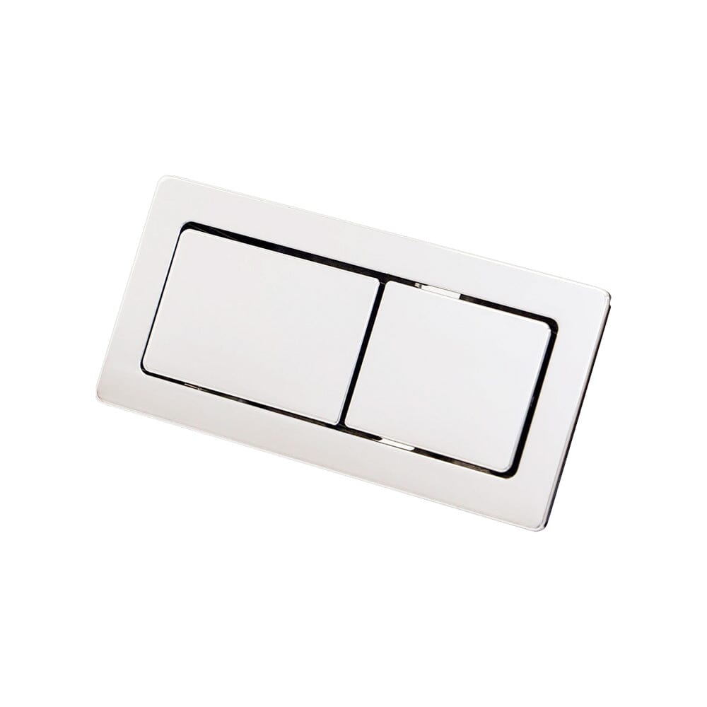 Rectangular Toilet Flush Button Chrome – AROVA