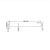 Square Ceiling Arm 300mm Brushed Nickel Showers Nero 