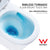 Yara58 Rimless Tornado Floor Mount Toilet Package - Geberit Sigma 8 Cistern & Round Button Toilets Arova 